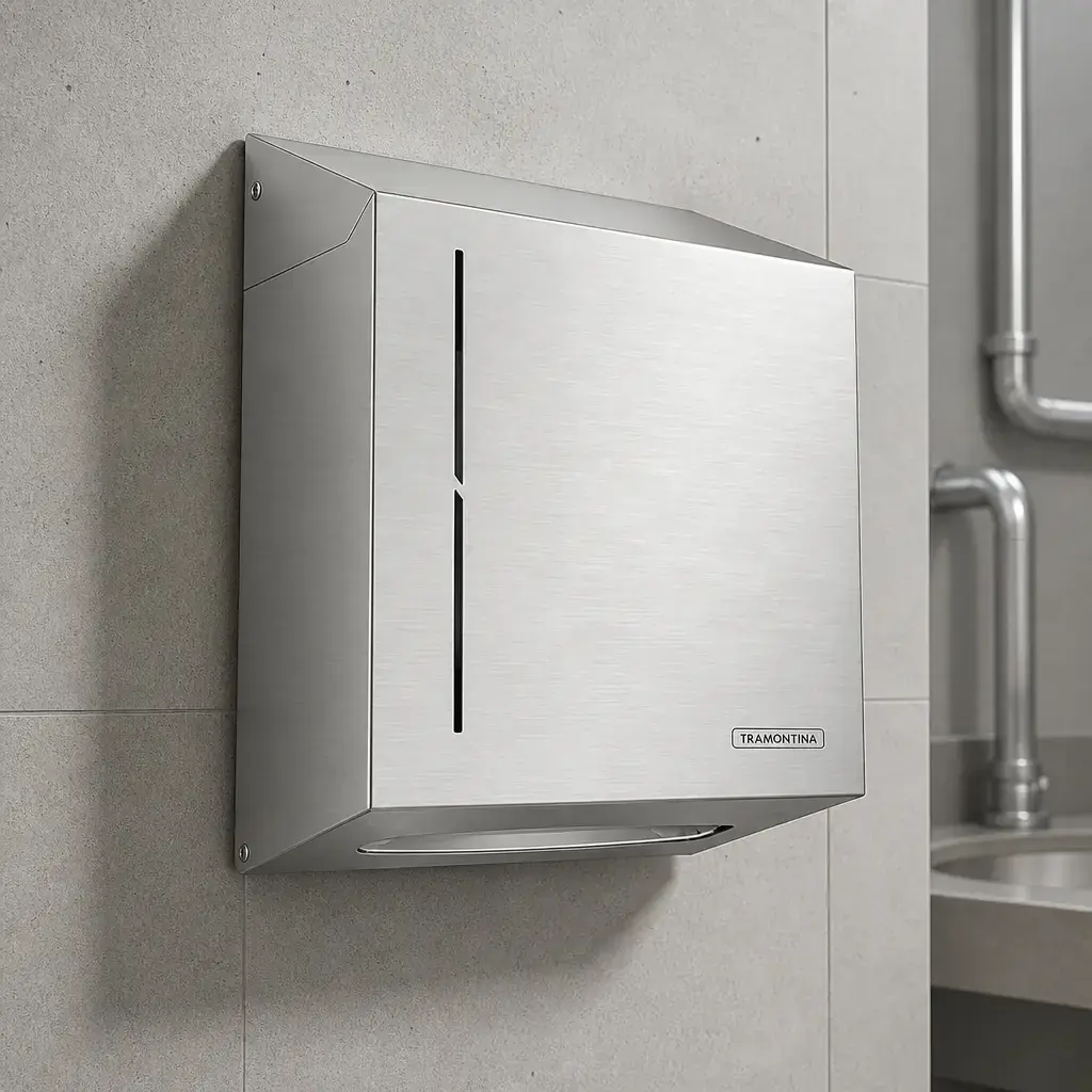 Dispensador de toallas de papel ac. inox. x Un.