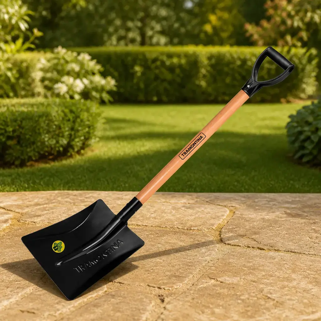 Pala ancha empuñadura plastica 71cm Tramontina x Un.