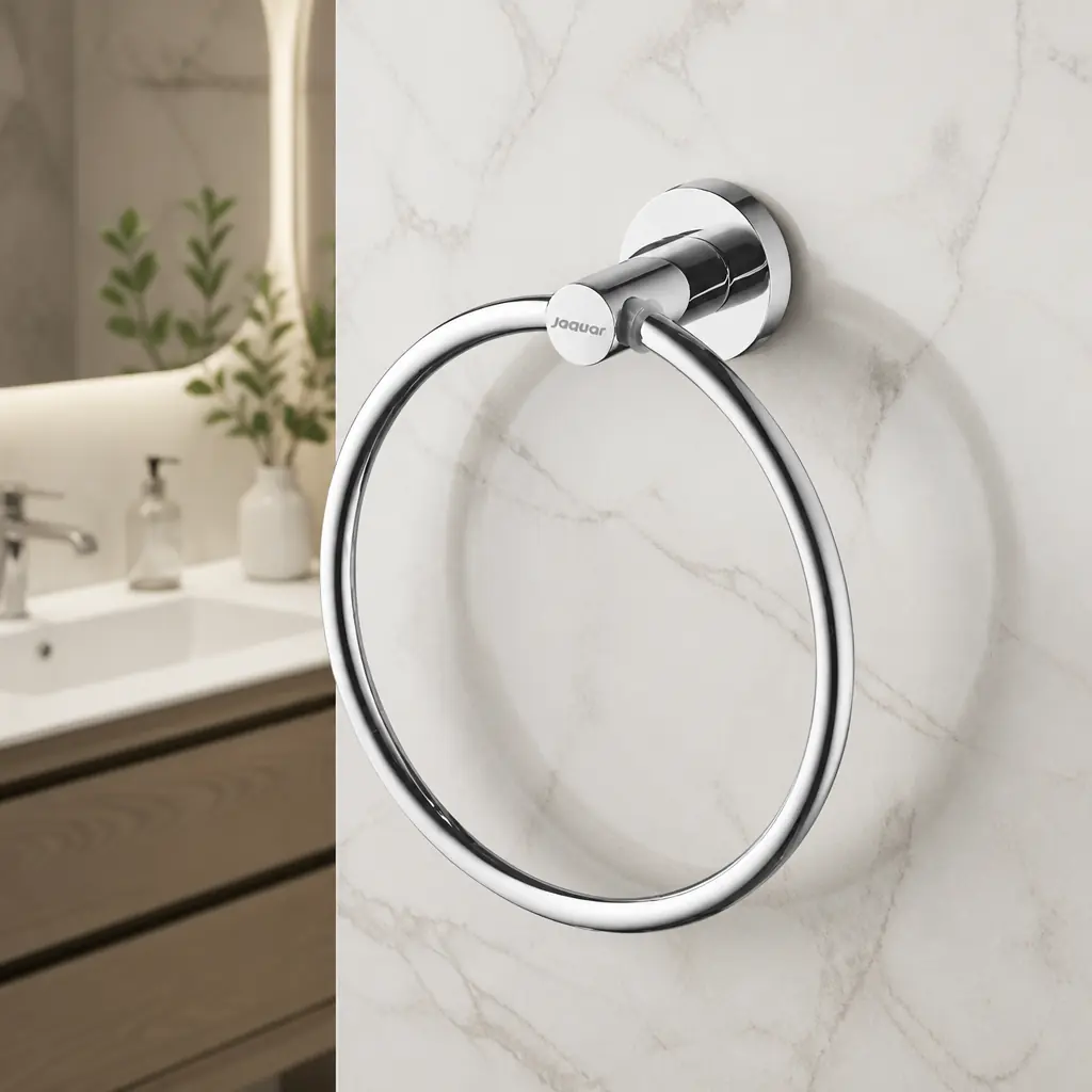 Accesorio de baño porta toalla aro CR Jadever Caja