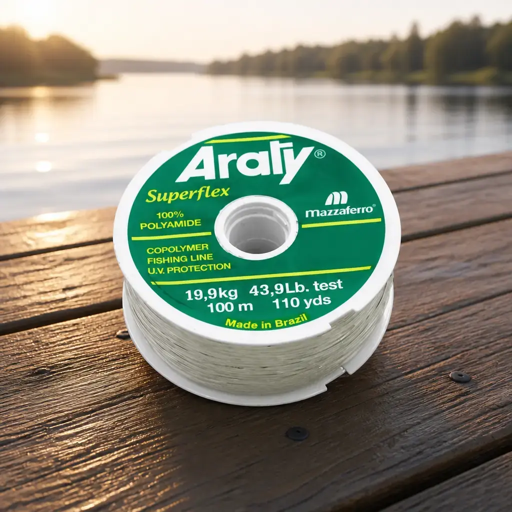Hilo de pesca trasparente Araty Superflex (1mm x100m) x10u.