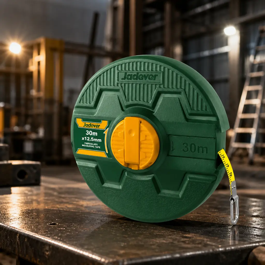 Cinta metrica fibra de vidrio 30m x 12.5mm Jadever Caja