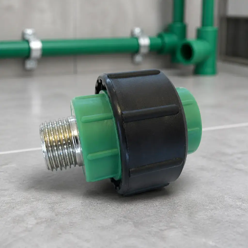 Union Doble de 25 mm con Inserto de 3/4' Macho RedEco x10