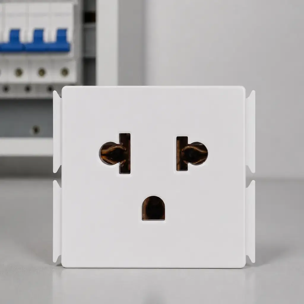 Modulo Tomacorriente 2P+T 15-16A Blanco ARIA xUn.