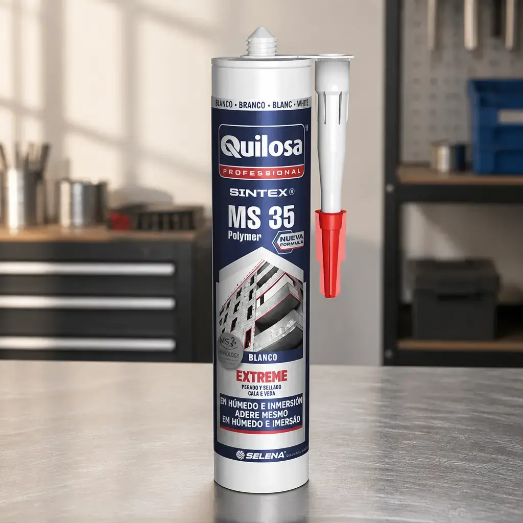 Sellador Adhesivo de polimeros MS-35 TOTAL Blanco 300ml 10043798