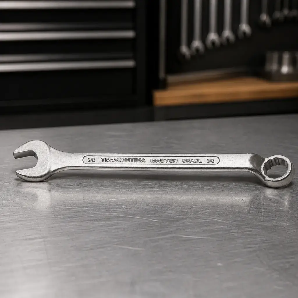 Llave comb. 3/8' cuello largo Master x Un.
