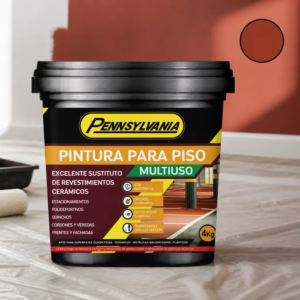Pintura Multiuso y para piso teja 20kg x Un.