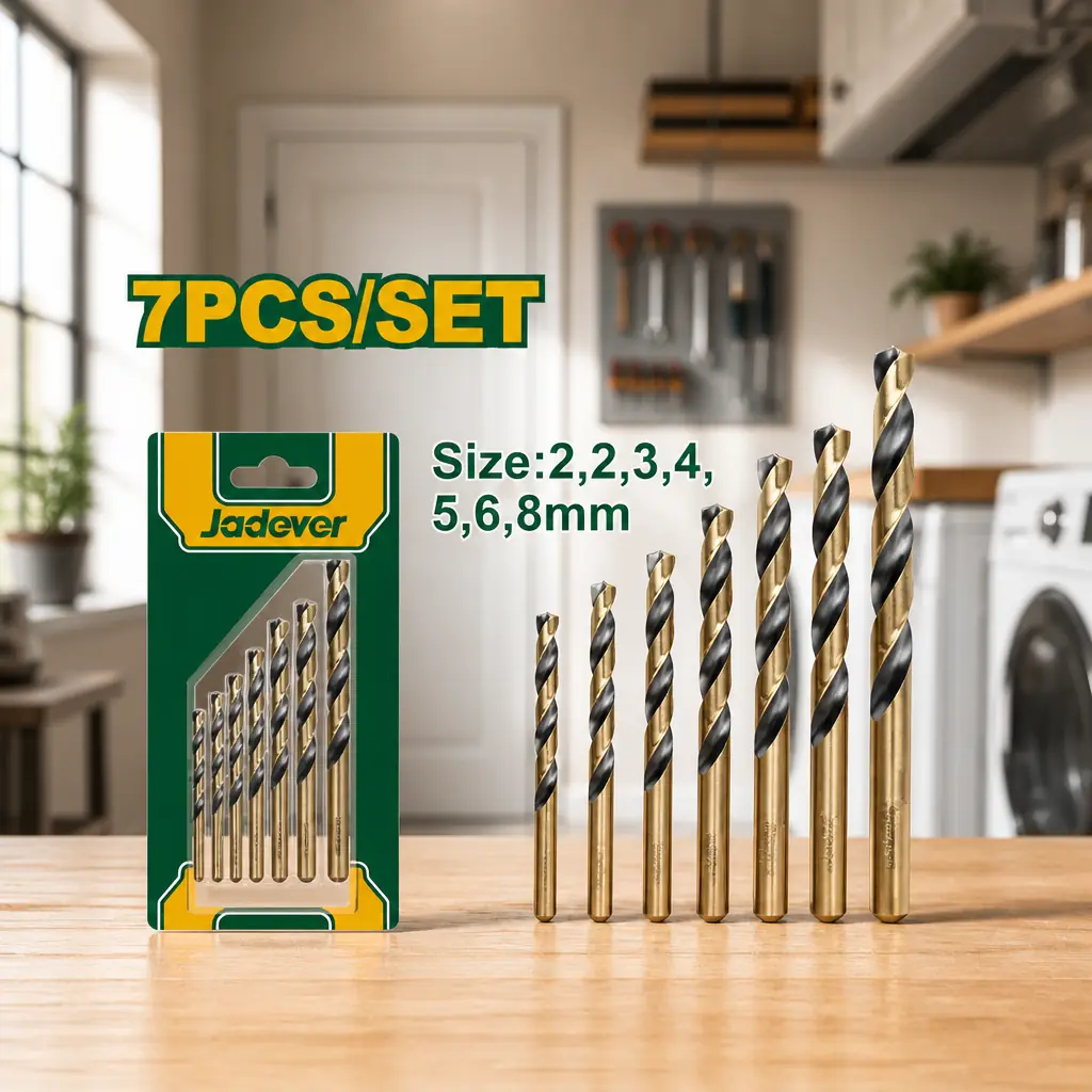 Juego de mechas Acero 7pzs 2-8mm Jadever Blister