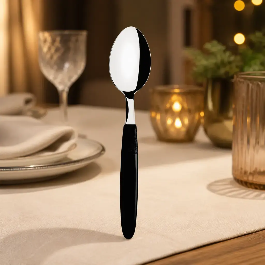 Cuchara p/ mesa Negra Ipanema Blister x12