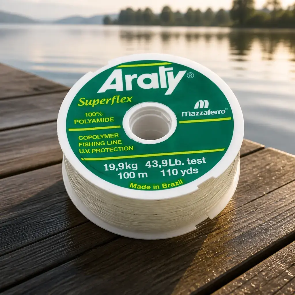 Hilo de pesca trasparente Araty Superflex (0.30mm x 100m) x20u.