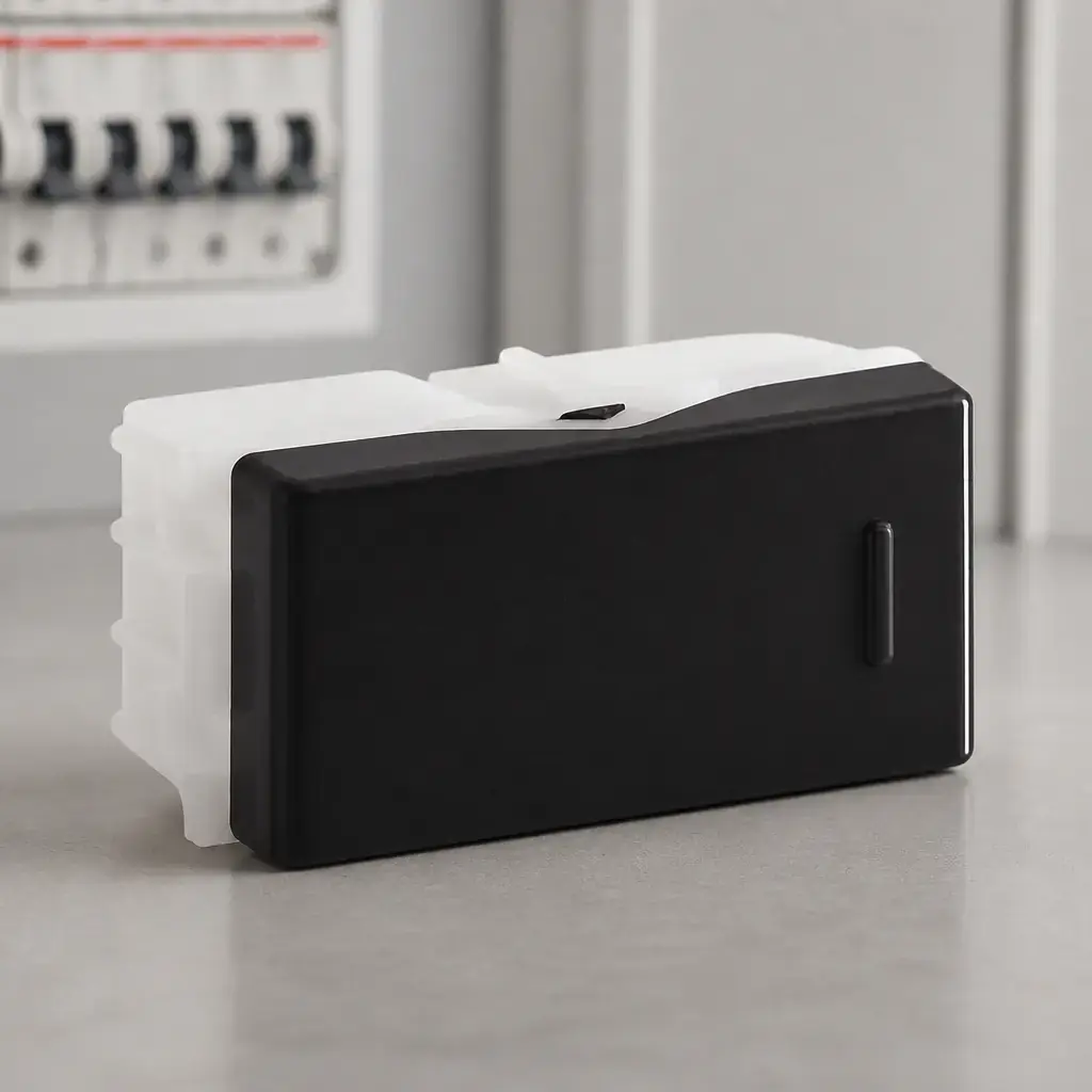 Modulo Interruptor Simple 10A Negro UNIVERSAL x un.