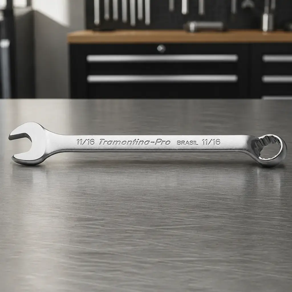 Llave comb. 7/16' cuello largo Pro x Un.