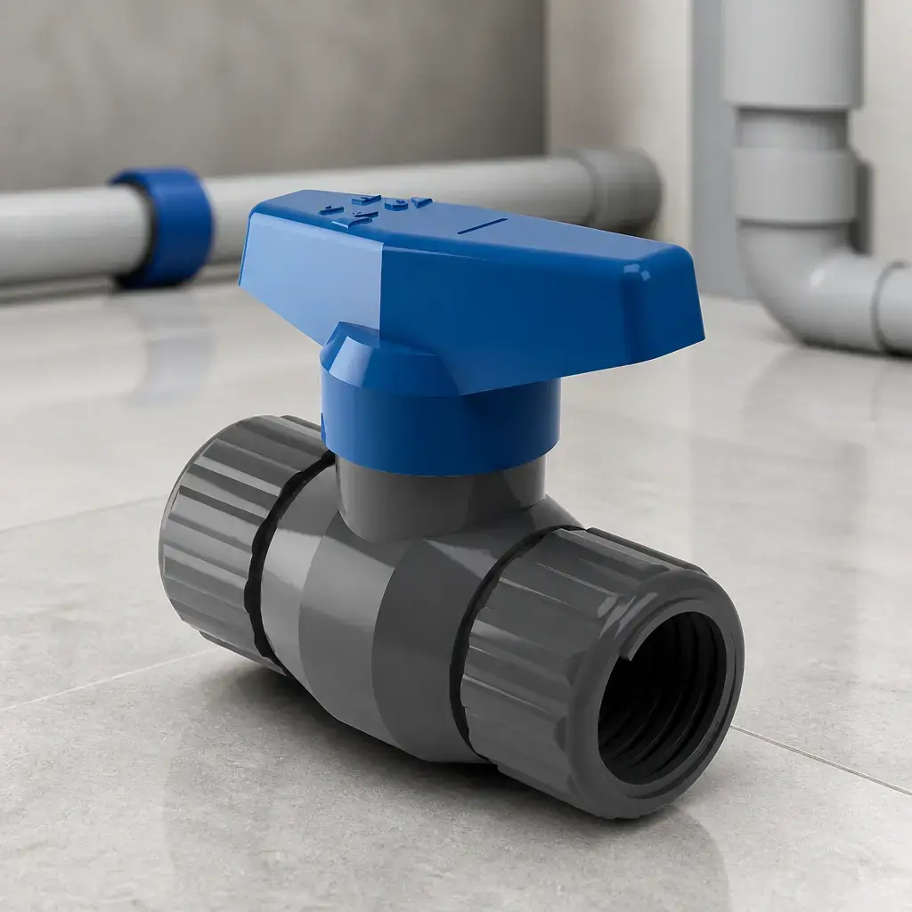 Llave de paso 3/4' PVC Roscada DUKE