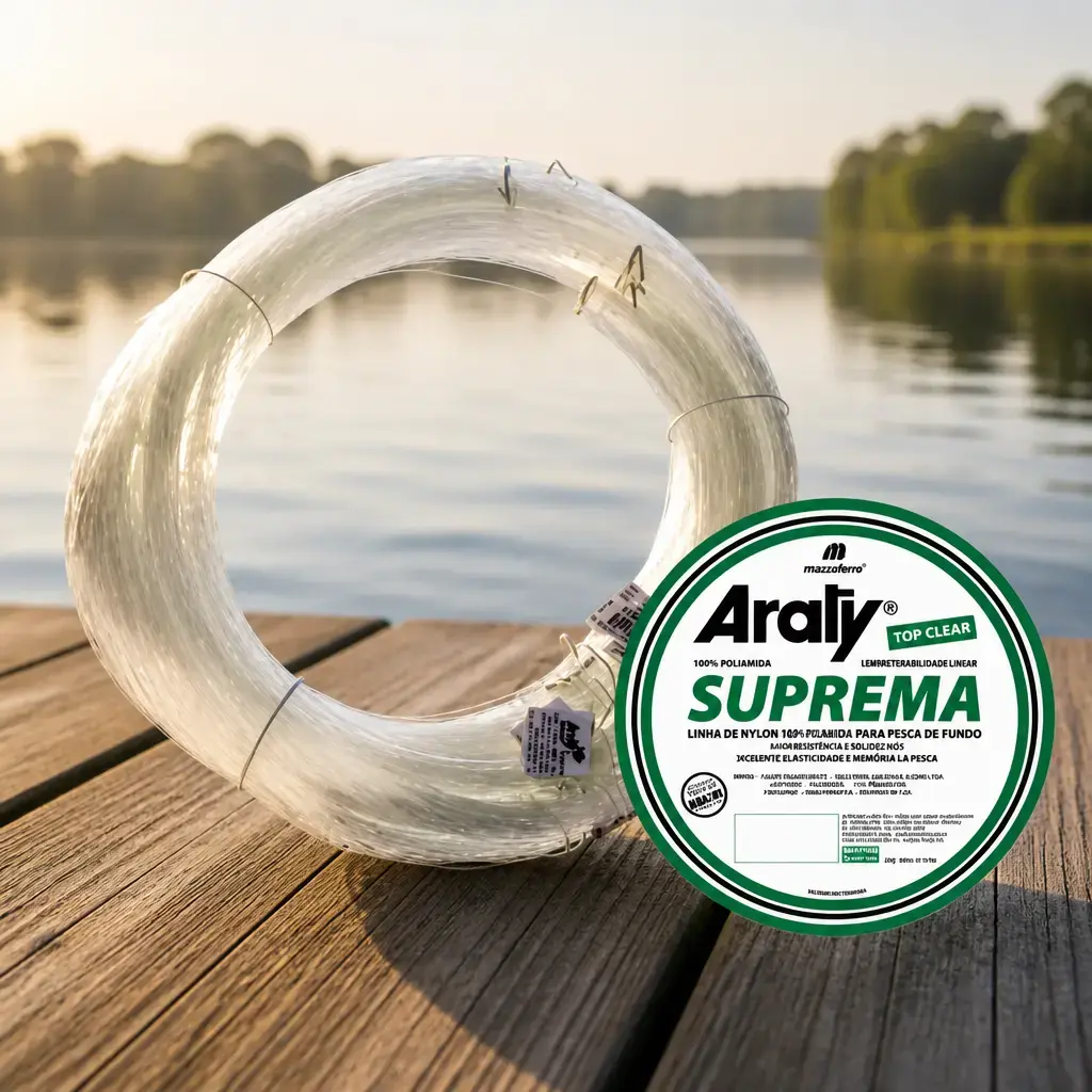 Hilo de pesca trasparente madeja Suprema (1mm x 100m) x10u.