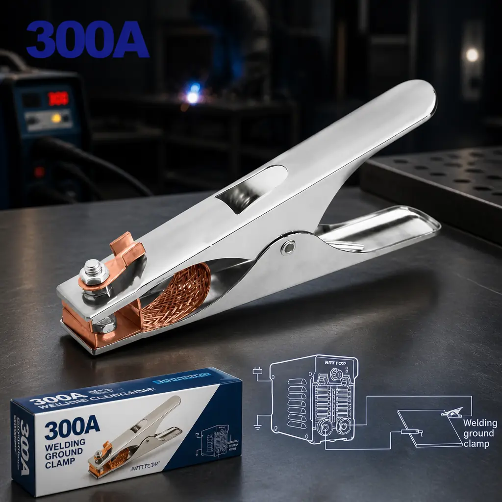 Accesorio - Pinza a tierra 300A para Soldador. Emtop