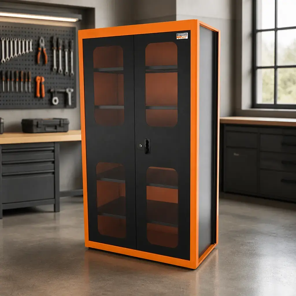 Armario 2 puertas 5 div. con vent. (1.83x1.02x0.55m) PRO *