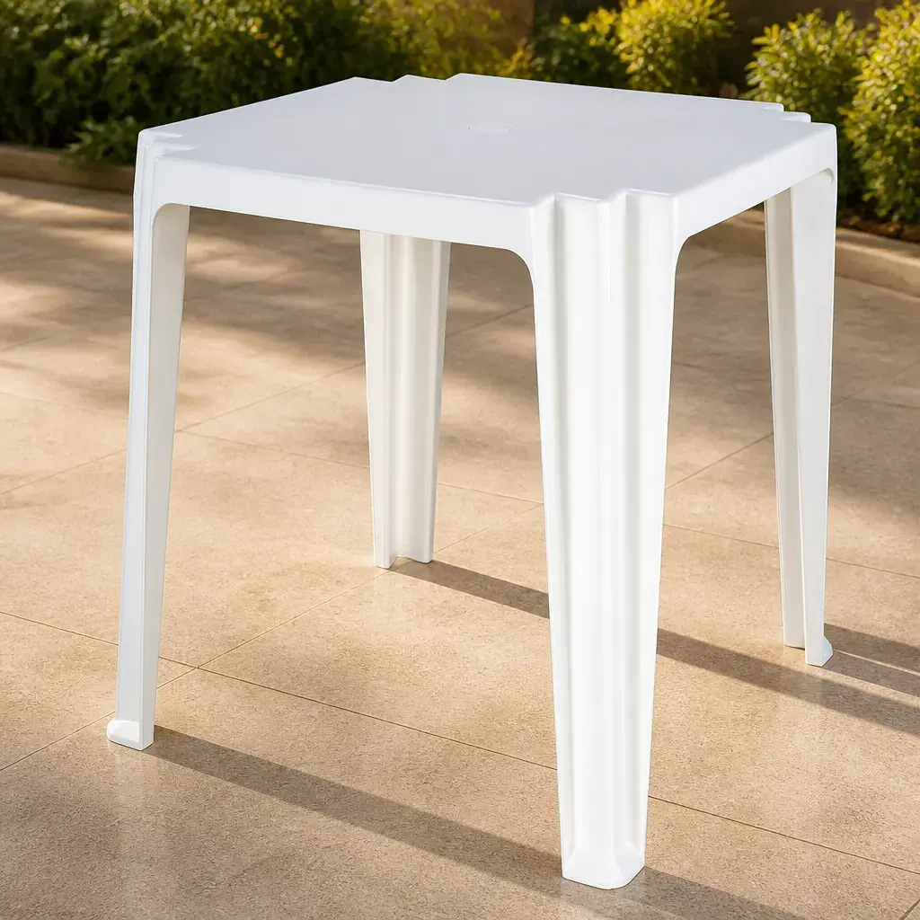 Mesa Cuadrada Tambau Blanca Tramontina