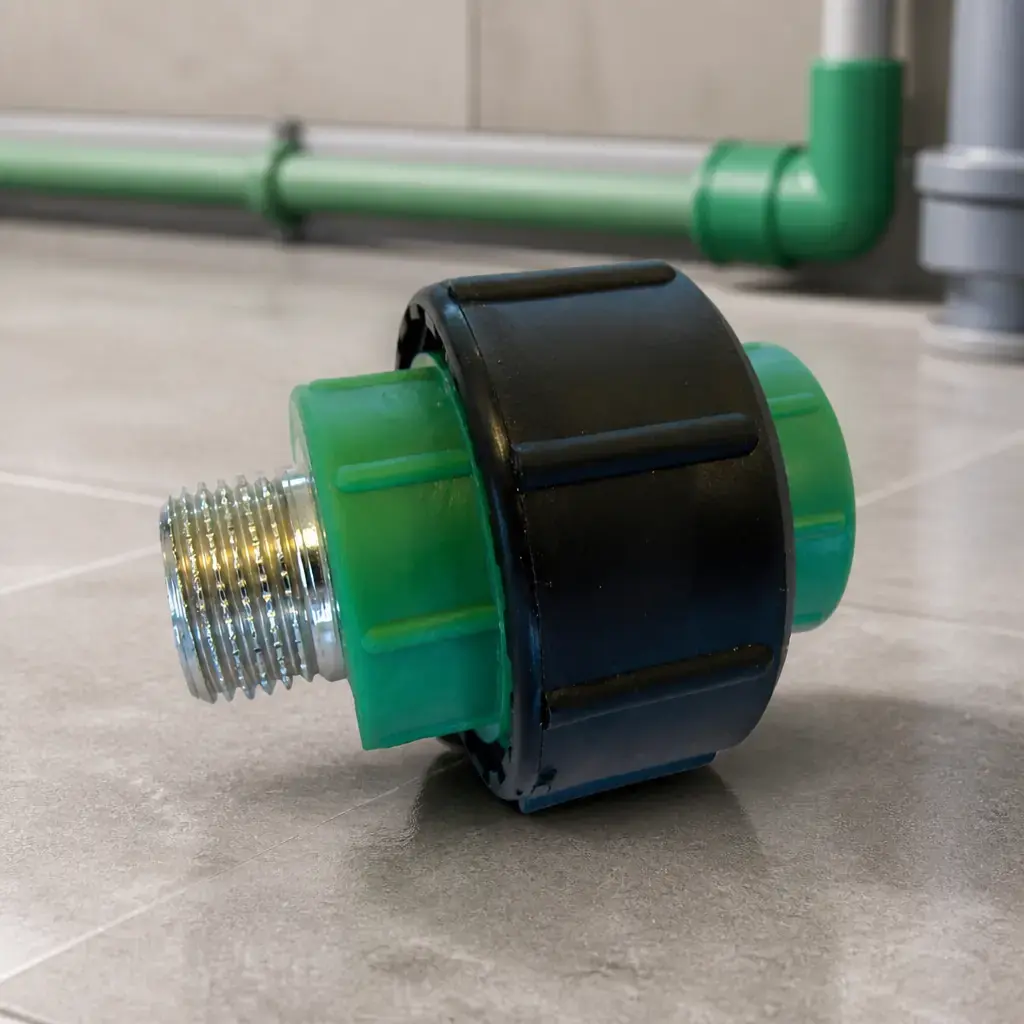 Union Doble de 20 mm con Inserto de 1/2' Macho RedEco x10