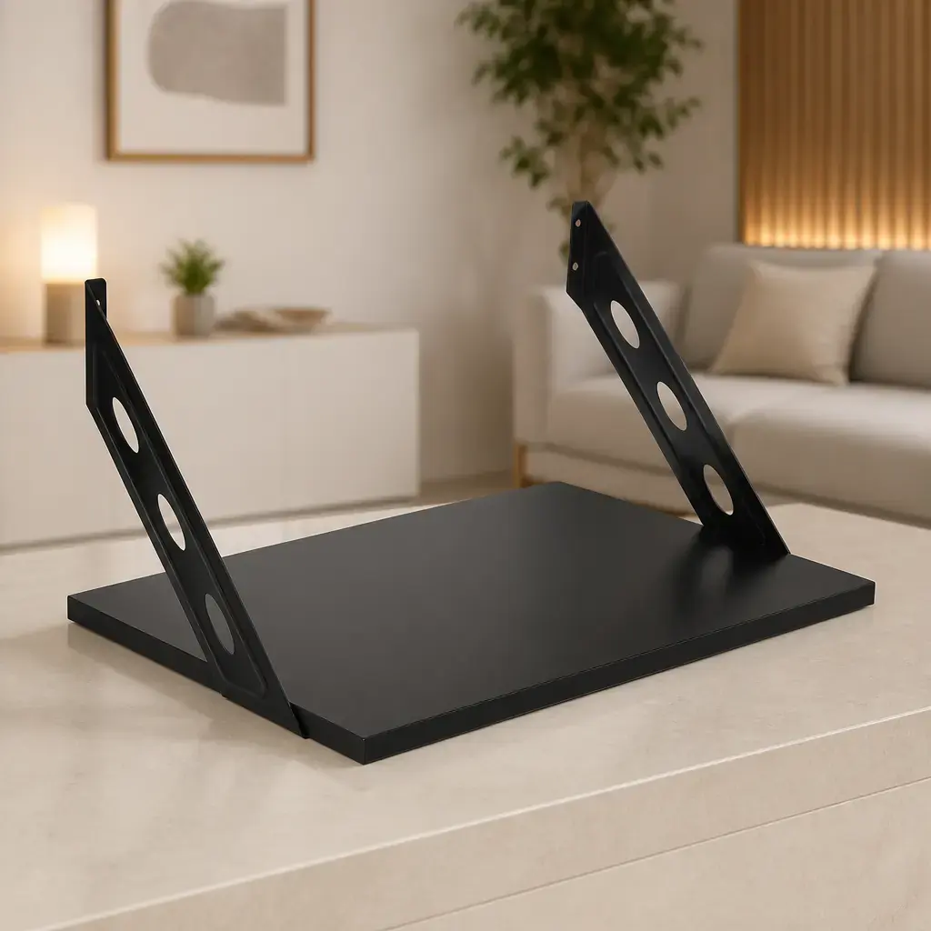 Desc - Estante con soporte Negro 605 36x52cm x Un.