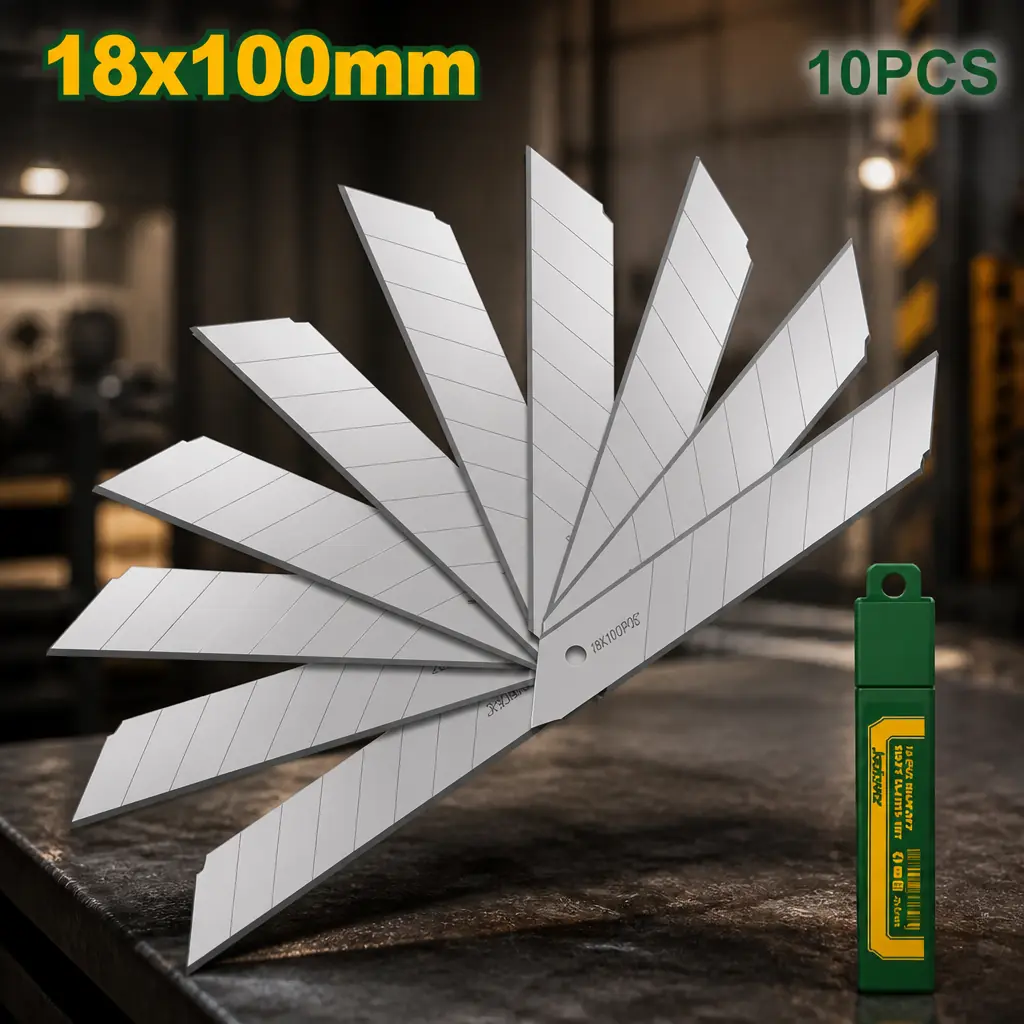 Accesorio - Cuchillas para cutter 18x100mm 10pzs Jadever