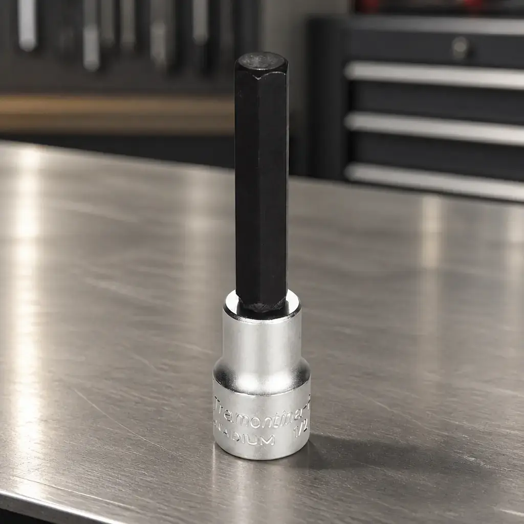 Dado Largo 1/2" Punta Hexagonal 12mm