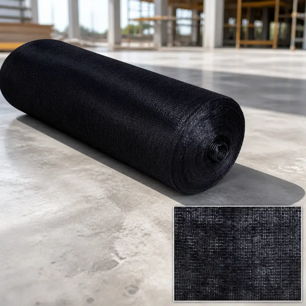 Malla de media Sombra Liviana Negra Agricola 80% 2.1X100M - Polytex