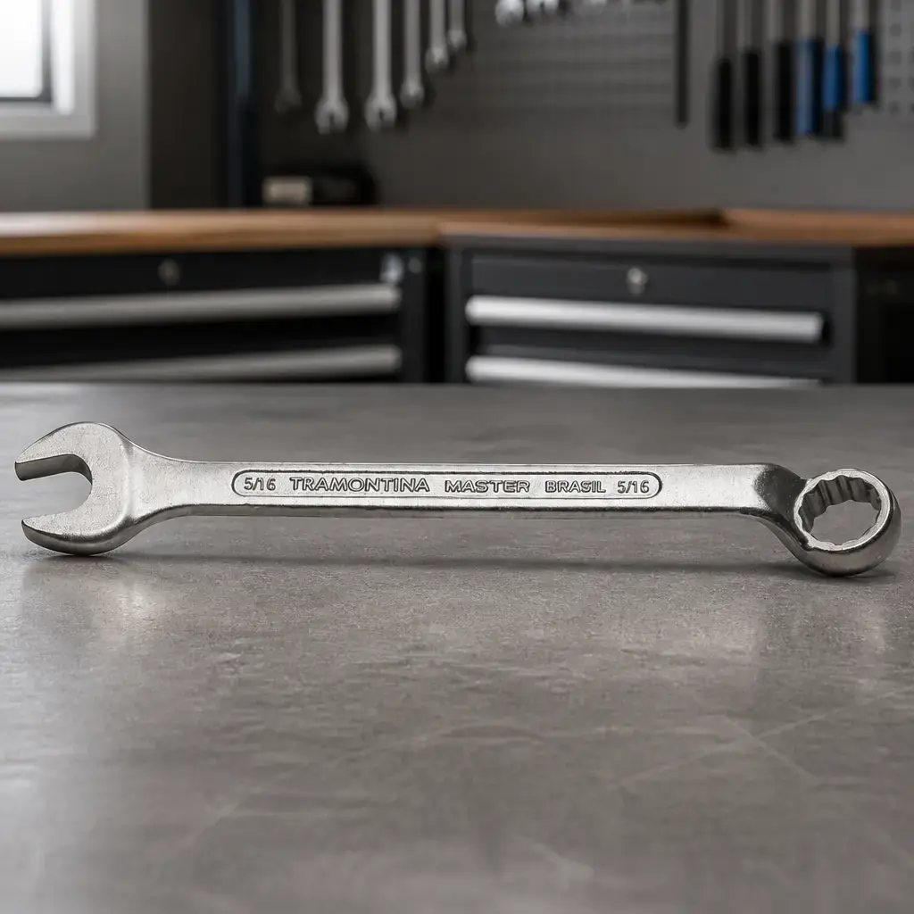 Llave comb. 5/16' cuello largo Master x Un.