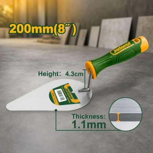 Cuchara de albañil 200mm (8") Mango Inyect. Jadever x Un.
