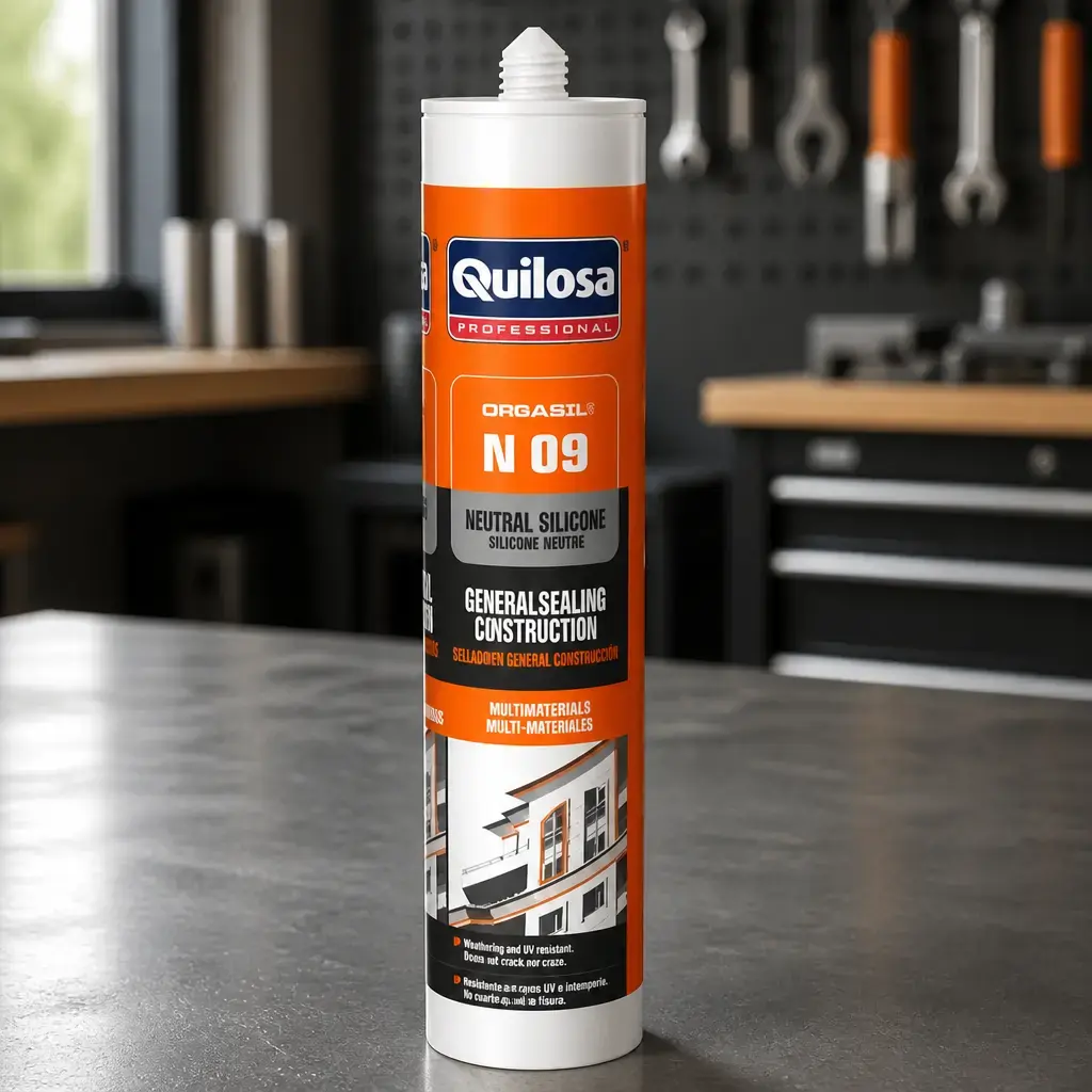Silicona Neutra N-09 Construccion Blanca 300ml Quilosa 10043419