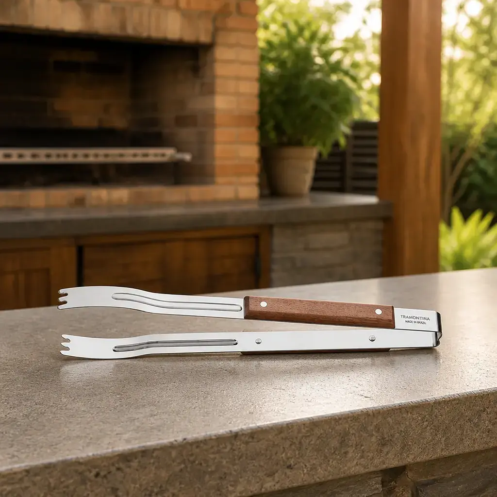 Pinza p/ carne 37 cm. Tradicional x Un.