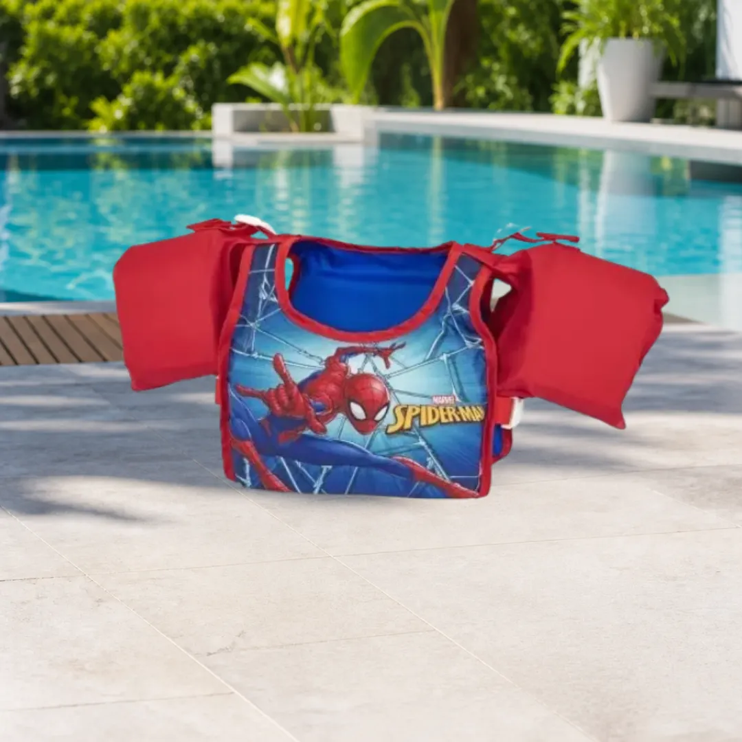 Chaleco Flotador con Alitas Spiderman M/L Bestway