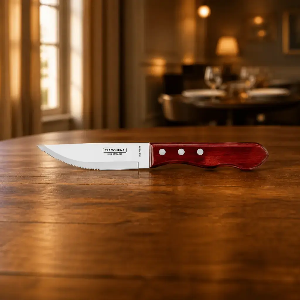 Cuchillo p/ asado Jumbo 5' Churrasco Cerezo x12