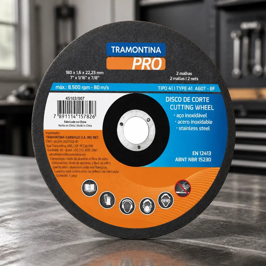 Disco de corte Fino 115x1mm p/ Acero Inox Pro
