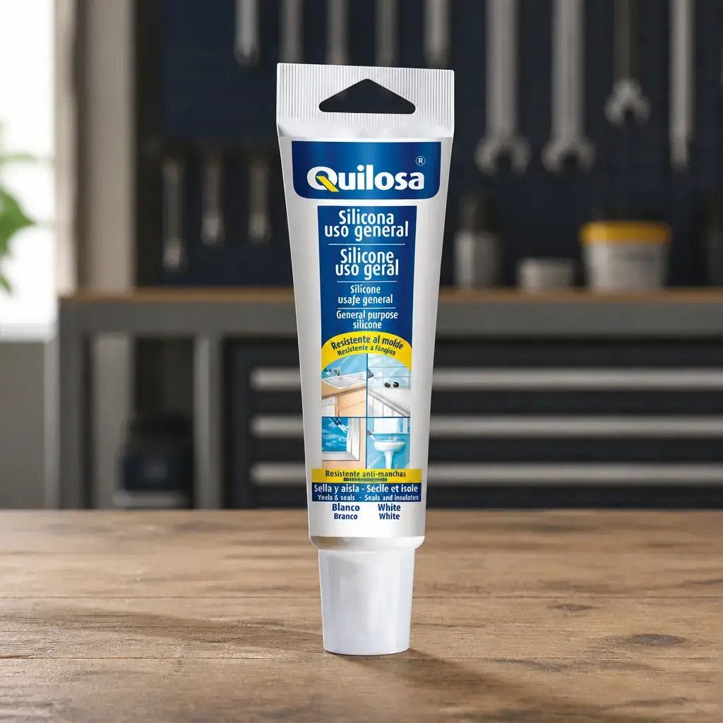 Silicona Uso General Blanco 85ml Pomo Quilosa 10043043