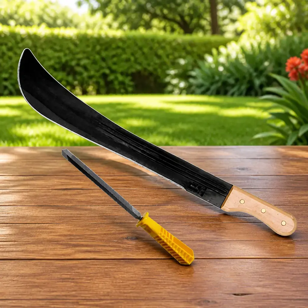 Machete mango madera 20' corneta + lima 6' 8P