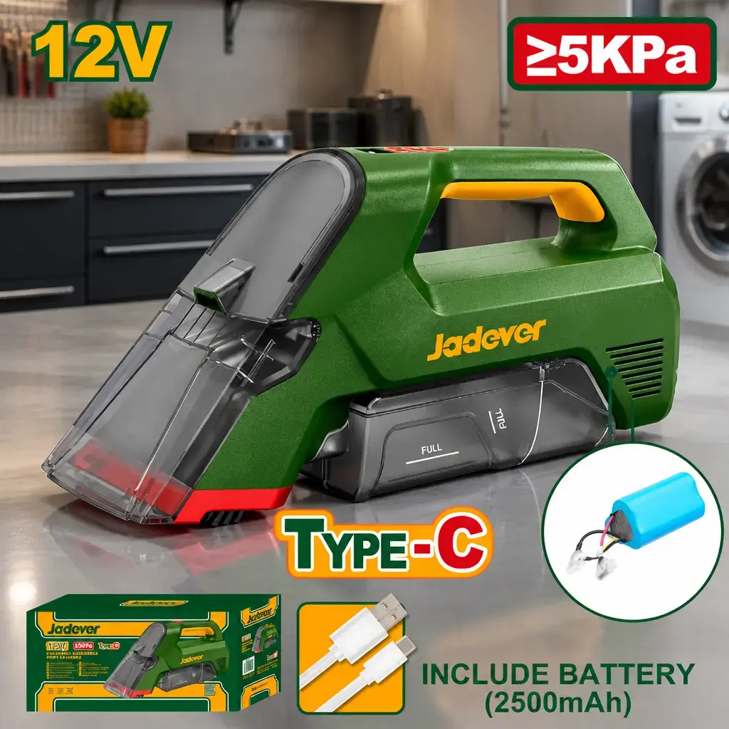 Limpia Manchas Portatil 12V 2500mAh USB Jadever