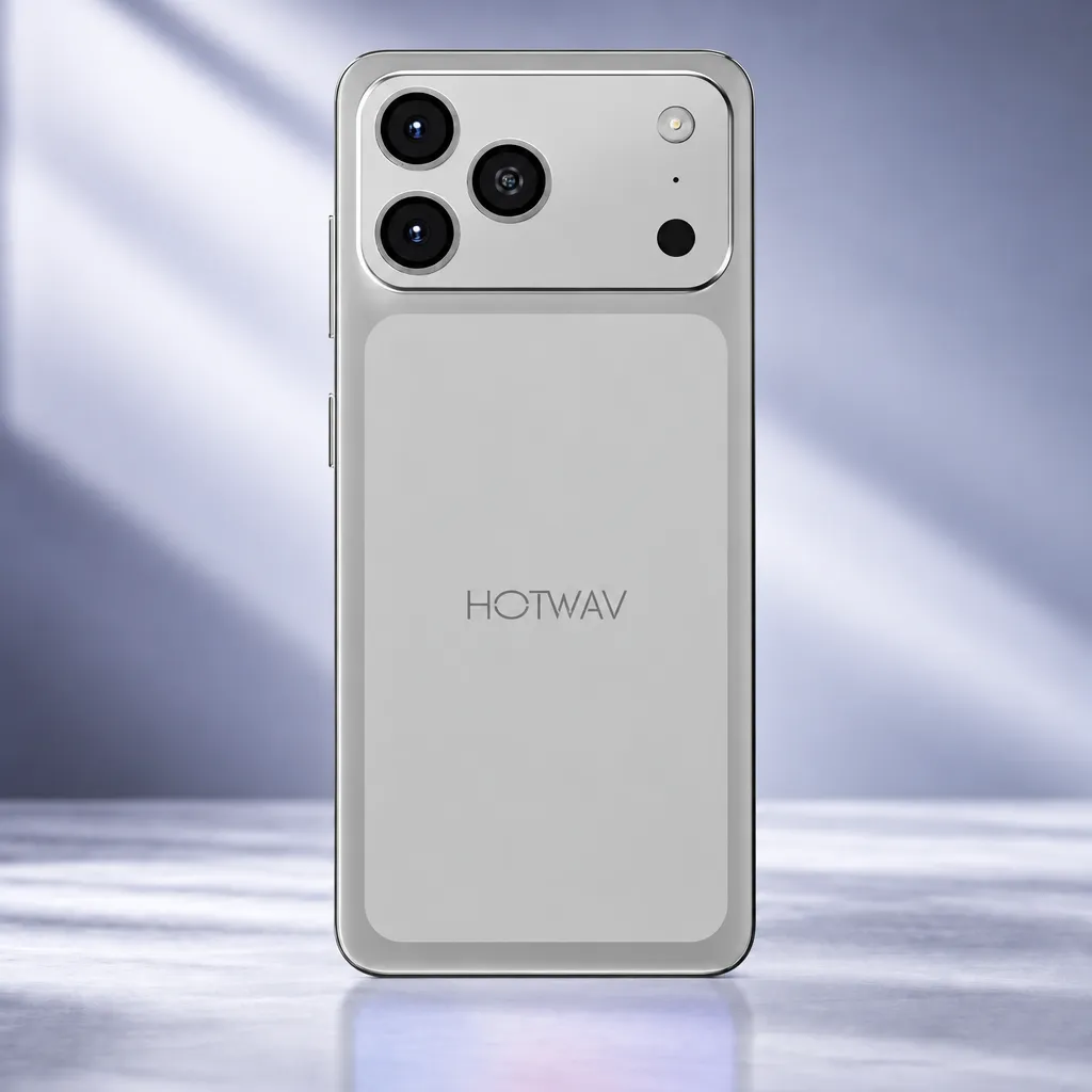Celular HOTWAV A17 Pro Max 4+12/256GB Moonlight Silver / Plateado