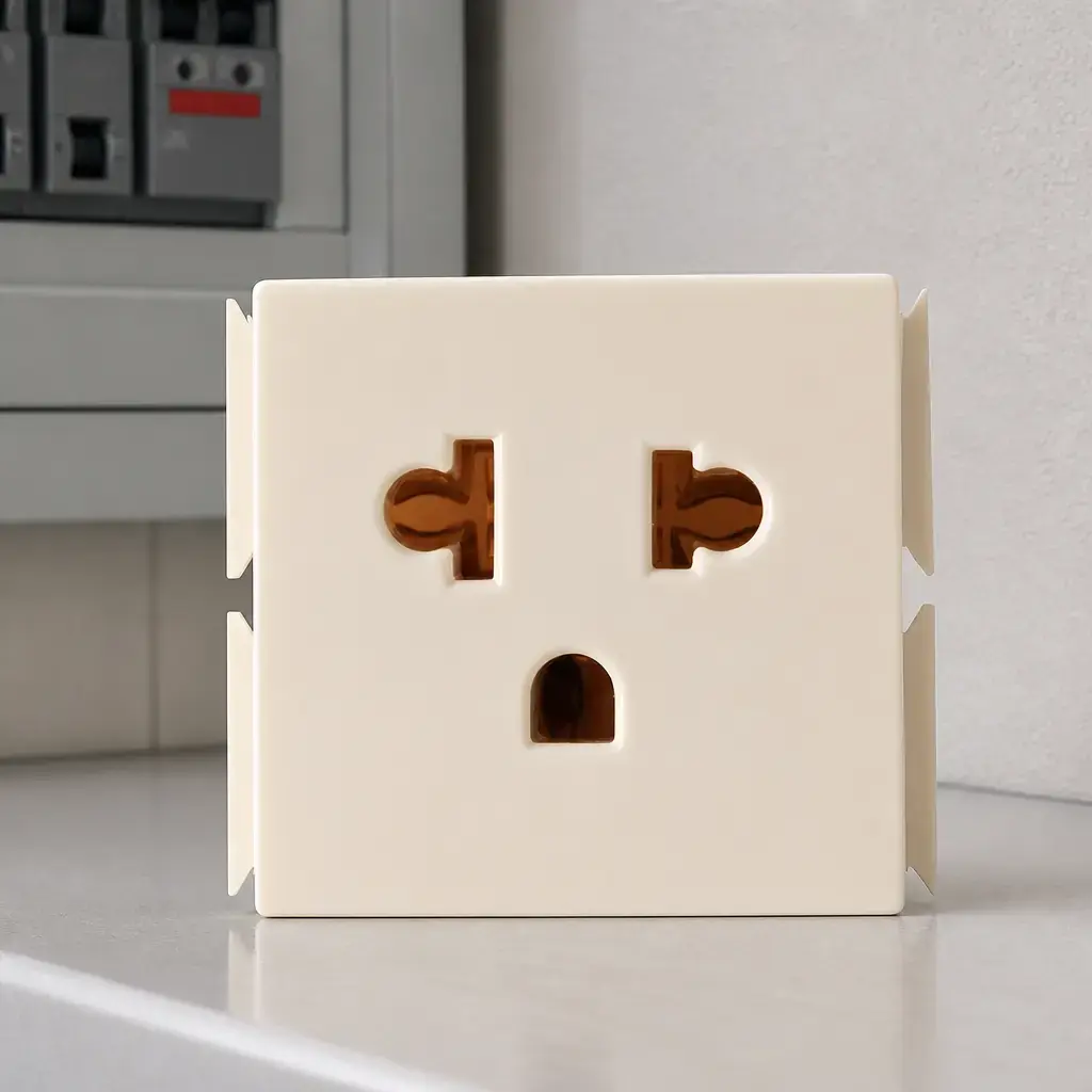 Modulo Tomacorriente 2P+T 15-16A Beige ARIA xUn.