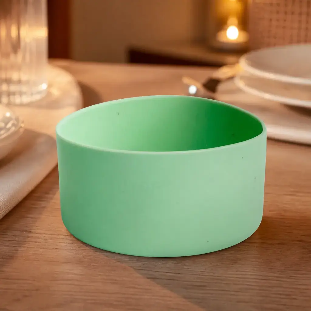 Bota de silicona - Termo de 600 y 355ml. Verde Menta. Utendors