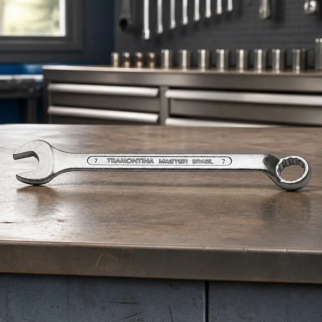 Llave comb. 7mm cuello largo Master x Un.
