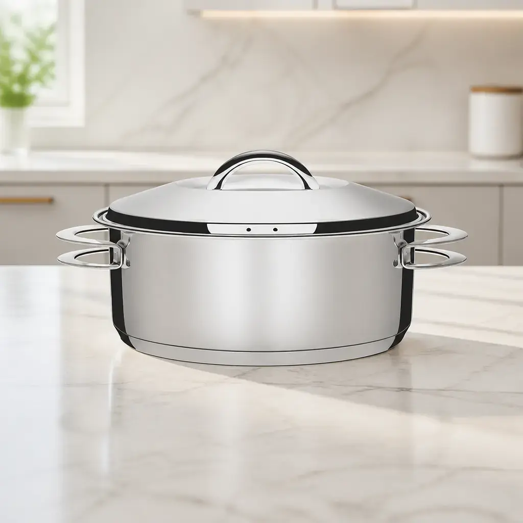Cacerola Ac. Inox 24cm 4.7Lt. Solar Tramontina x Un.