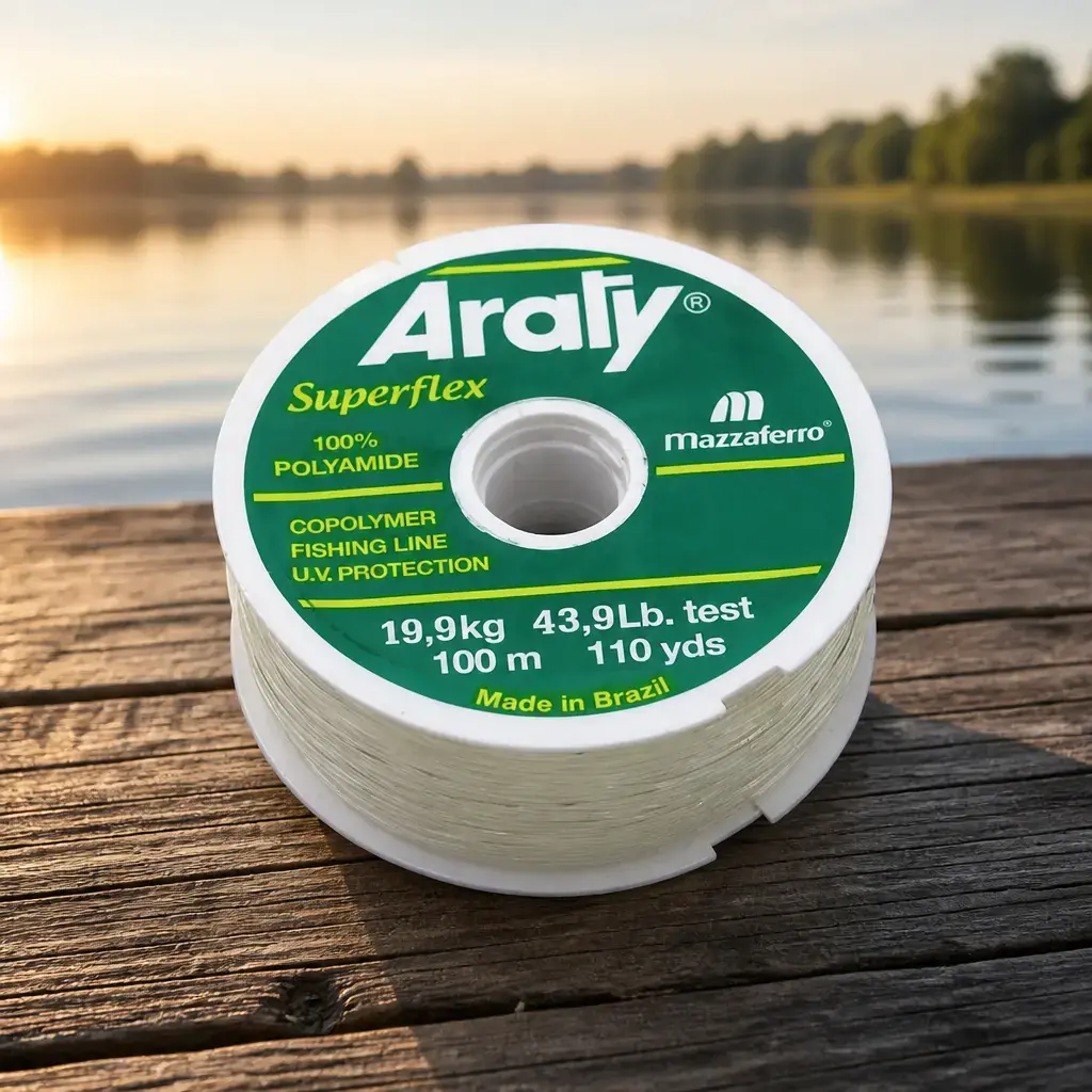 Hilo de pesca trasparente Araty Superflex (0.90mm x100m) x10u.