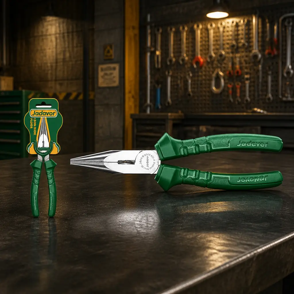 Pinza Punta Fina 160mm (6") Jadever Colgador