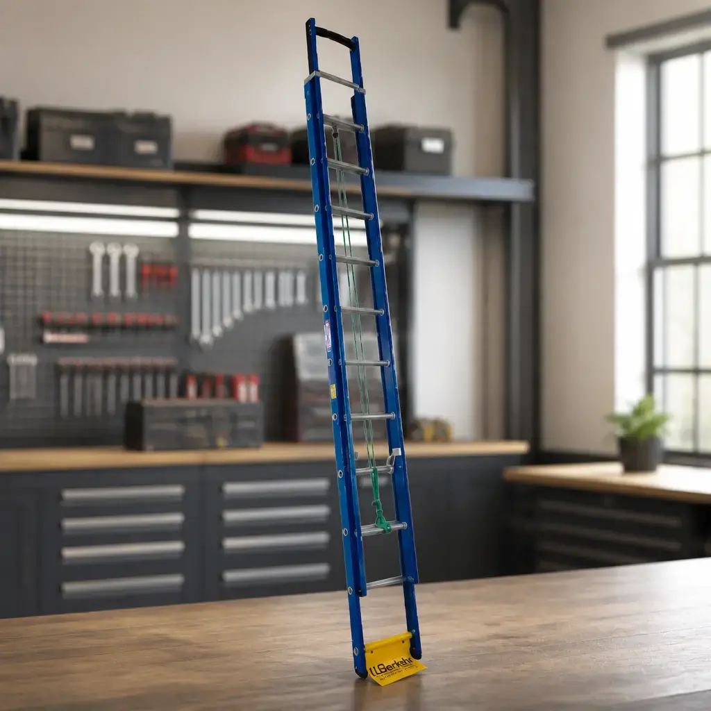 Escalera de Fibra Azul 2.90-4.70m - 15 Peld. WB