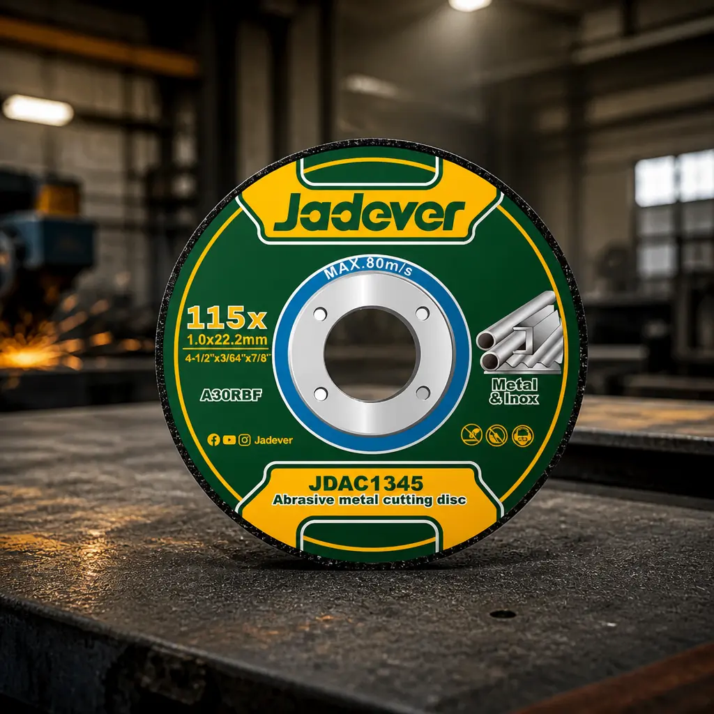 Disco de Corte Ac Inox 4 1/2" (115x1x22.2mm) Jadever x Un.