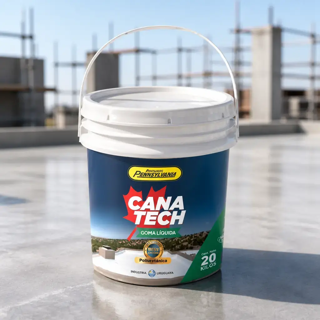 Membrana Canatech Goma Liquida Blanco 4kg x Un.