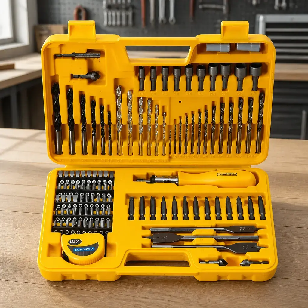 Juego de mechas y puntas 110pzas. con maletin PRO
