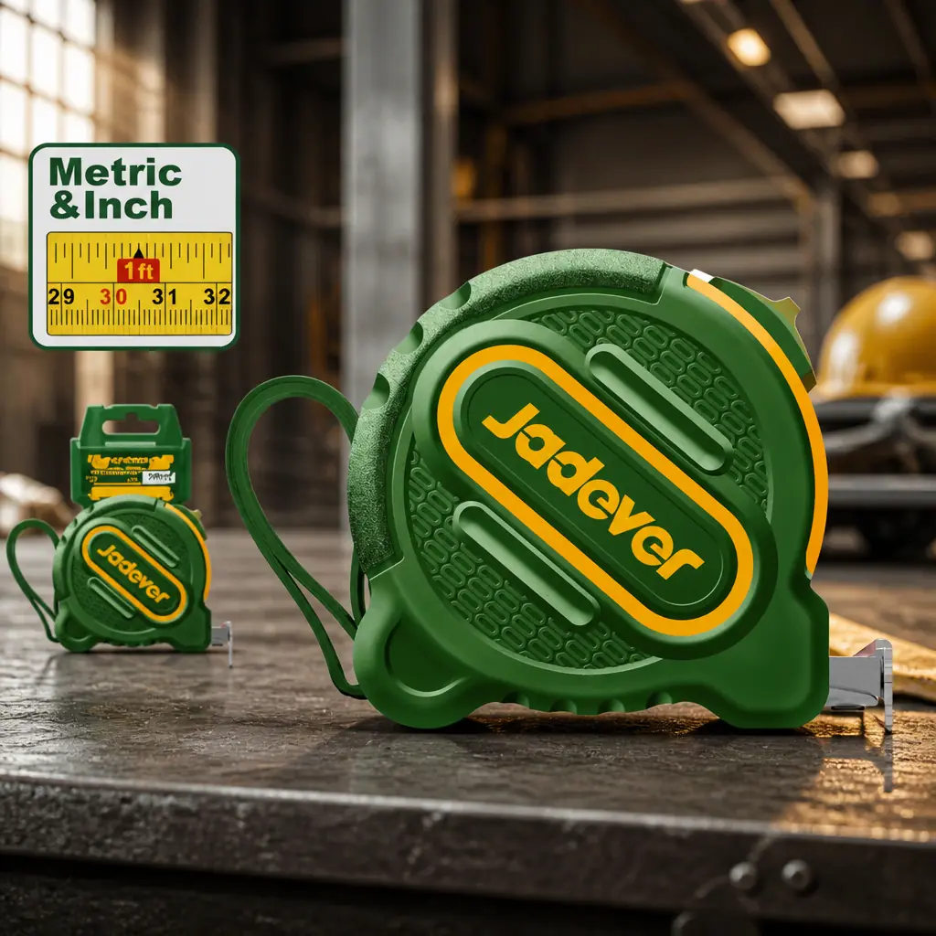 Cinta metrica retractil 10m x 25mm Jadever x Un