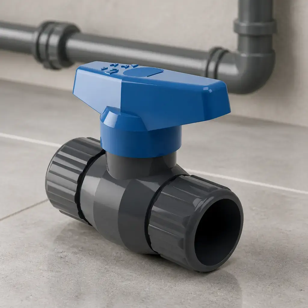 Llave de paso 20mm PVC Soldable DUKE