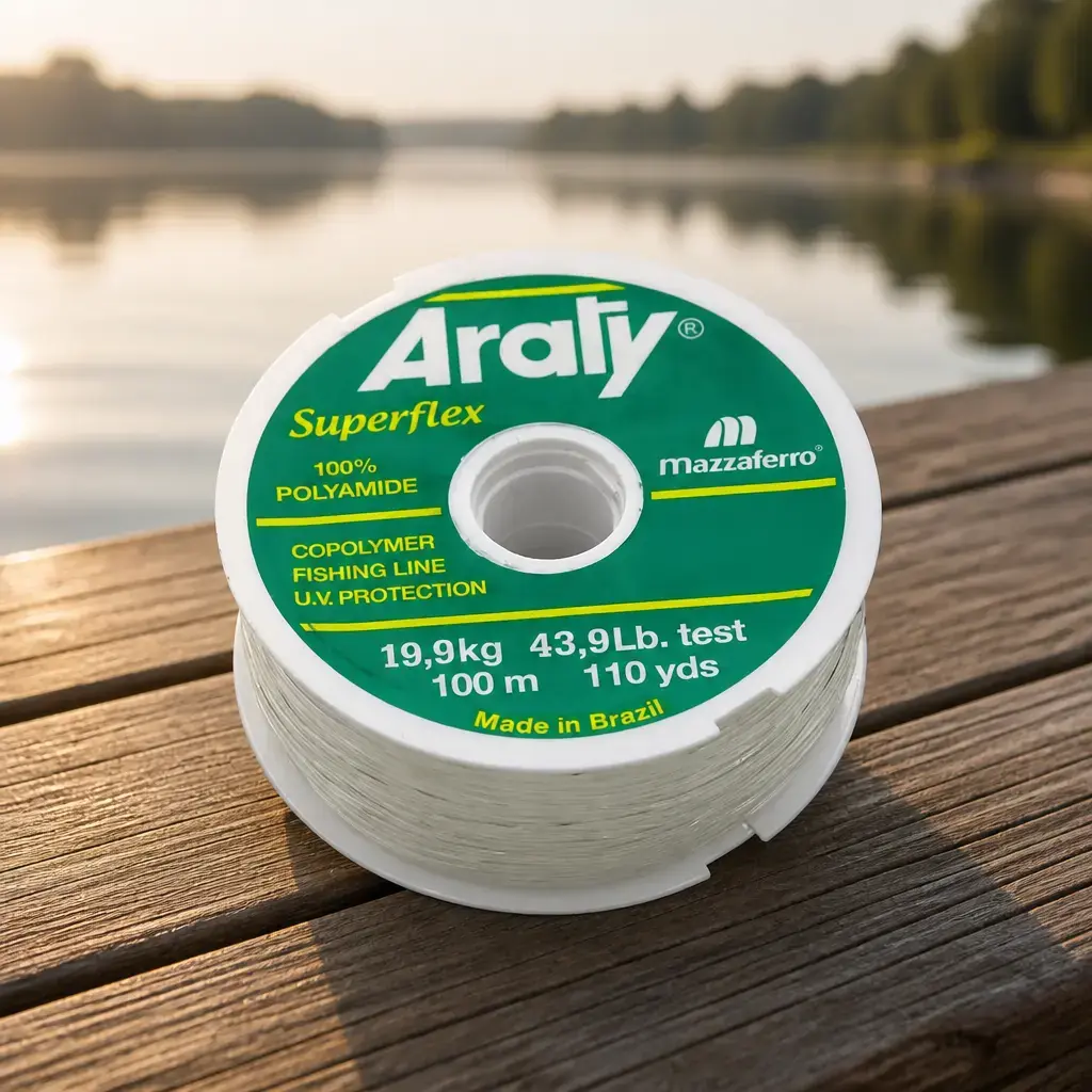 Hilo de pesca trasparente Araty Superflex (0.60mm x100m) x10u.