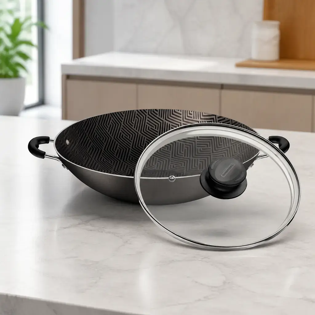 Olla wok 32cm Paris T. Negra x Un.